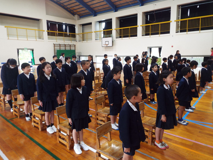 屋久島町立 小瀬田小学校 : 卒業式 全体練習